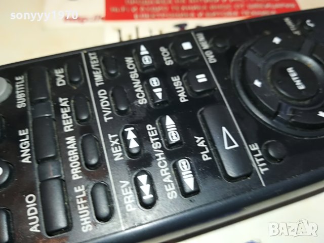 SONY RMT-D116P DVD REMOTE CONTROL-ВНОС SWISS 2604231747, снимка 5 - Други - 40497740