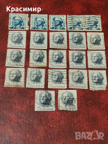 ПОЩЕНСКИ МАРКИ САЩ , снимка 9 - Филателия - 53075891