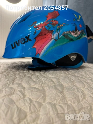 Детска каска и очила UVEX, снимка 3 - Други - 53083626
