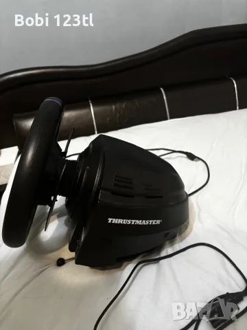Thrustmaster T300 RS GT + педали, почти нов, в гаранция. Закупен на 10.06.2026, снимка 4 - Джойстици и геймпадове - 56087141