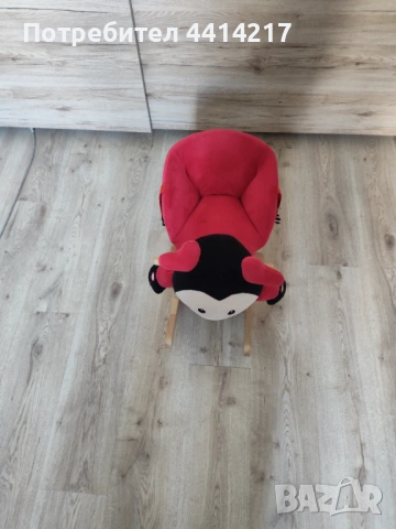 Бебешки шезлонг x 2 и дървена люлка калинка, снимка 7 - Детски шезлонги - 54301665