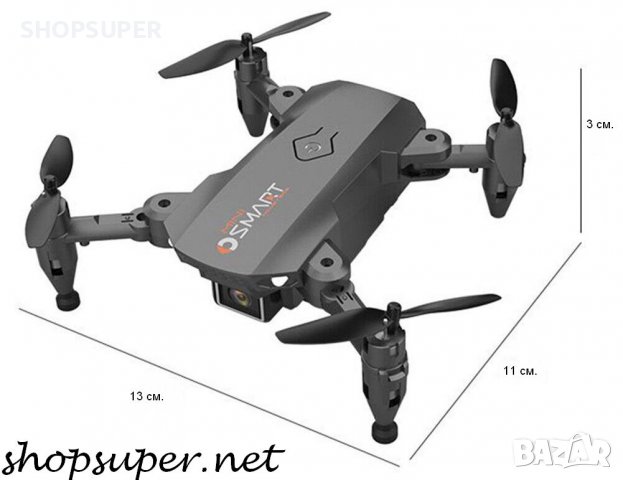 Мини сгъваем дрон, снимка 12 - Дронове и аксесоари - 37761905