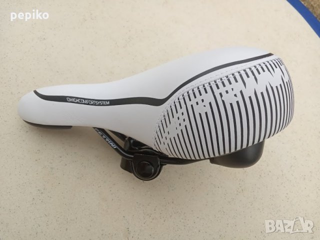 Продавам колела внос от Германия  бяла седалка HIGHCOMFORT SYSTEM , снимка 5 - Части за велосипеди - 30300953