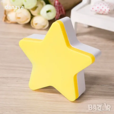5776 Детска нощна лампа за контакт Звезда, снимка 11 - Други стоки за дома - 49304070