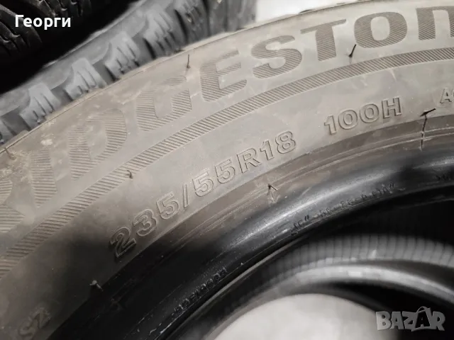 2бр.зимни гуми 235/55/18 Bridgestone, снимка 4 - Гуми и джанти - 48344776