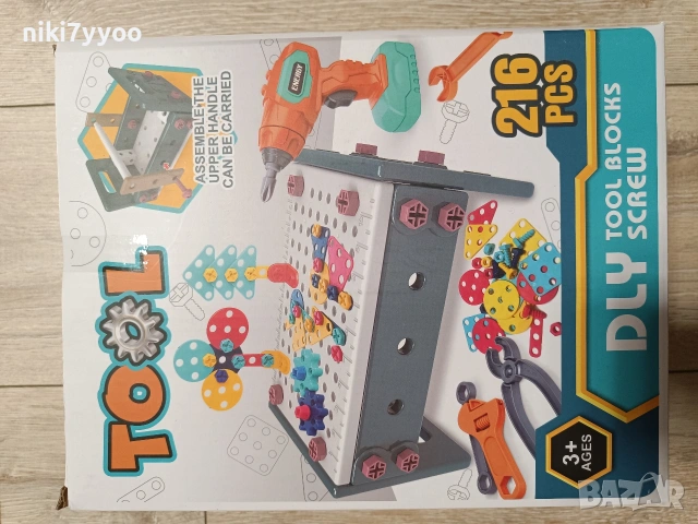 Креативна детска игра с винтоверт