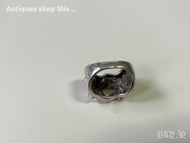 Дизайнерски сребърен пръстен №1624, снимка 5 - Антикварни и старинни предмети - 35268818