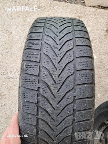 Продавам 2 железни джанти с гуми 4x108 63.4мм за форд, снимка 2 - Гуми и джанти - 52363914