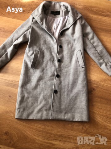 Сиво палто, снимка 3 - Палта, манта - 42755776