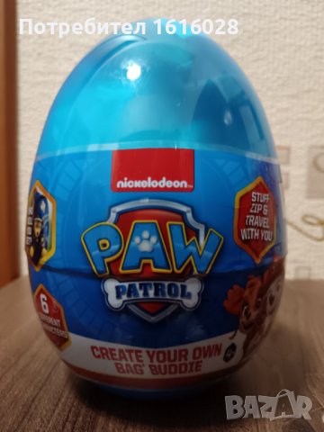 Paw Patrol в яйце с играчка изненада., снимка 3 - Плюшени играчки - 44358815