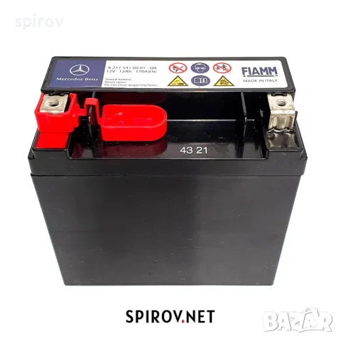 Помощен акумулатор Mercedes-Benz 12v 12Ah, снимка 2 - Части - 55715918