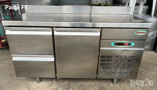 Хладилна маса професионална гастро 1 врата 2 чекмеджета profesionalna hladilna masa gastro