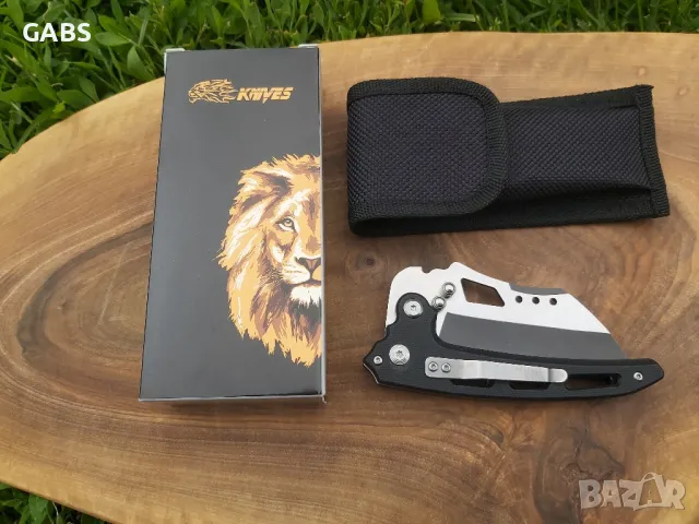 Сгъваем нож LION KNIVES с текстилен калъф, снимка 7 - Ножове - 50066930