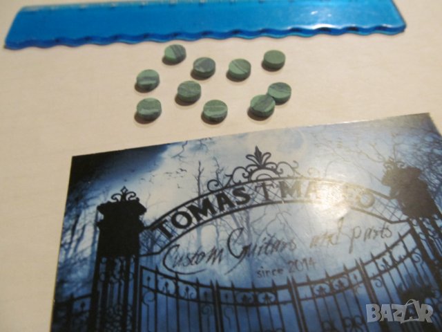 Guitar dots 6 mm от 100% Малахит, снимка 7 - Китари - 39722730