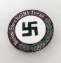 WW2 3 Райх, Емайлирана значка 4.2 см "Meine Ehre heißt Treue" , снимка 3