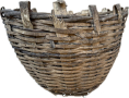 Автентична дървена кошница - изплетена от клони, снимка 1 - Антикварни и старинни предмети - 44736544