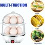 Супер цена! Иновативна Яйцеварка на два етажа за 14 яйца Egg Cooker, снимка 3