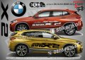 BMW X5 стикери надписи лепенки фолио SK-SJV2-BMW-X5, снимка 6