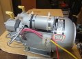 Вакуумна помпа 220V монофазна / vacutronics vacuum pump 1phase type DV - 5V, снимка 4
