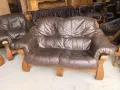 Комплект дивани 3+2+1 Естествена кожа , снимка 2