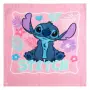 Бебешка памучна кърпичка за момиче розова stitch 30x30 см_1250458, снимка 1
