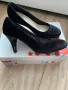 Дамски черни обувки на ток, снимка 2