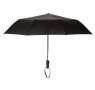 Автоматичен сгъваем чадър за дъжд черна дървена дръжка 36 см, снимка 2