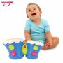 Бебешки музикални барабани Huanger - Сини, снимка 1 - Музикални играчки - 39117018