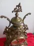 Стар Голям Бронзов Бароков, Настолен Часовник 6кг! , снимка 4