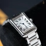 Cartier Tank Louis Cartier 30mm x 22mm Steel Swiss Quartz Movement Дамски, снимка 9