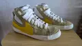 Nike- Кожени спортни обувки Blazer Mid'77 Jumbo, Бял, Жълт, Каки, 8.5, 42н., снимка 2