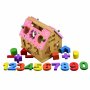 Дървена играчка за сортиране на форми, цифри, снимка 1 - Образователни игри - 42361506