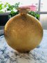 “Златна”плетена ваза,Холандия, снимка 1 - Вази - 30478670