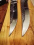 Ловни масивни ножове с дръжки от еленов рог, снимка 3