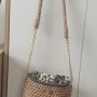 Дамска плетена луксозна чанта , ръчно изработена , кафява, снимка 4