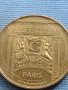 Сувенирна монета Париж музей Гревин Джони Холидей за КОЛЕКЦИОНЕРИ 40566, снимка 4