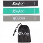 Комплект от 3 фитнес ластика в практича чанта от Kaytan спорт, снимка 7