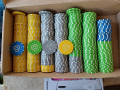 чипове за покер и рулетка 10 вида, снимка 1 - Рулетки - 44686513