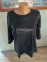 Дамска пайетена блуза, снимка 1 - Блузи с дълъг ръкав и пуловери - 37371081