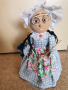 Кукла баба украса за дома, снимка 1 - Декорация за дома - 44810914