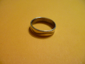 Сребърен пръстен - халка, снимка 3