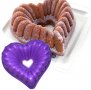Силиконова форма за печива Сърце 23 см / 3891, снимка 1 - Форми - 31785113