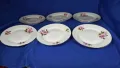 Български, порцеланови, десертни чинии, 6 бр, снимка 1