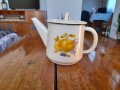 Стар емайлиран чайник #15, снимка 1 - Антикварни и старинни предмети - 42654685