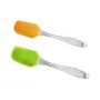 5490 Кухненска силиконова шпатула лопатка с прозрачна дръжка, 19 cm, снимка 3