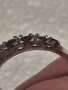 сребърен пръстен с гранати, снимка 3
