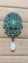 Старинна чешка брошка , снимка 1