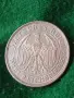 Германска сребърна монета от 3 райхсмарки 1929 година 13735, снимка 1