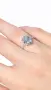 Пръстен с Диамант 3 ct Бяло Злато 14 kt и IGI Сертификат, снимка 2
