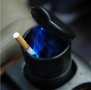 Преносим пепелник със синя LED светлина за кола/камион/офис, снимка 4